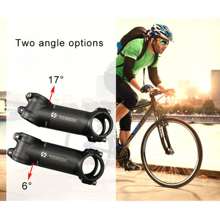 Avtoit | TOSEEK Street Mountain Bike Ultra-light Handlebar Stem Raiser Faucet, Size: 17 Degrees, 70mm (Matte)