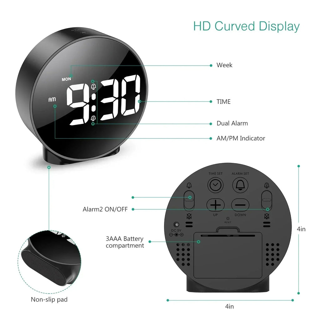 Avtoit | Light Source Digital Table Clock