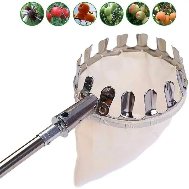 Avtoit | Fruit picking basket – Lightweight & with interchangeable bag (16 cm head)