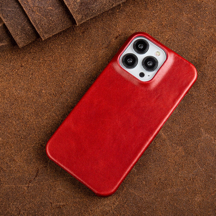 Avtoit | Oil Wax Genuine Leather Apple iPhone Case