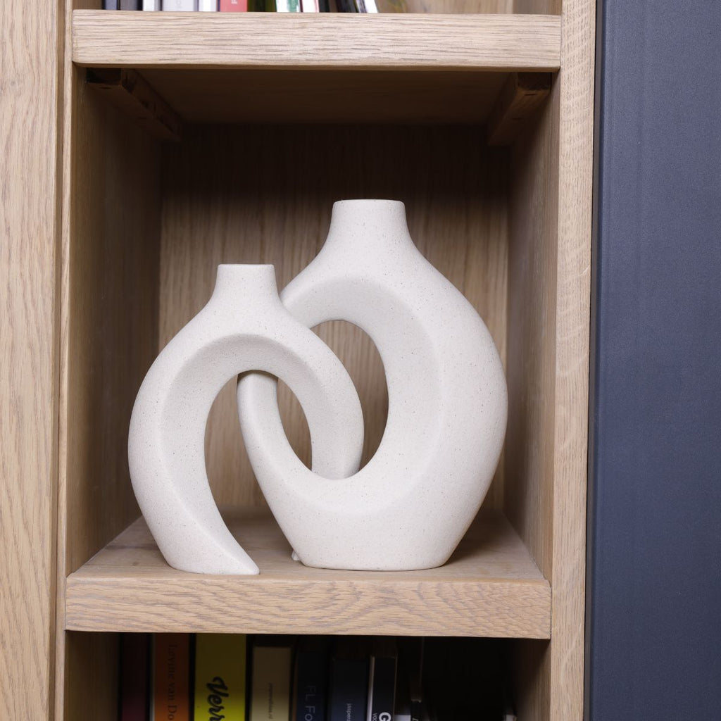 Avtoit | Gleora Intertwined Ceramic Flower Vase – Elegant Decorative Centrepiece for Modern & Classic Interiors