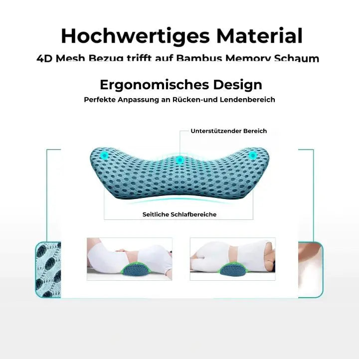 Avtoit | Orthopedic Lumbar Pillow – Premium Memory Foam Support Cushion