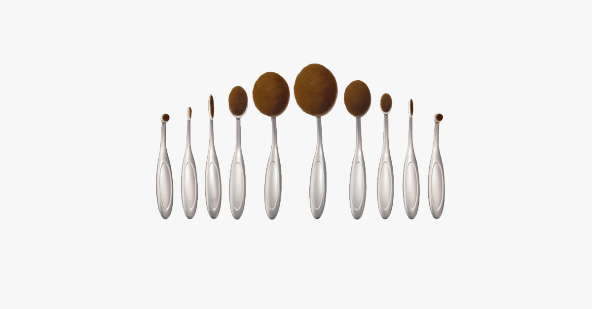 Avtoit | Aphrodite 10-piece oval brush set