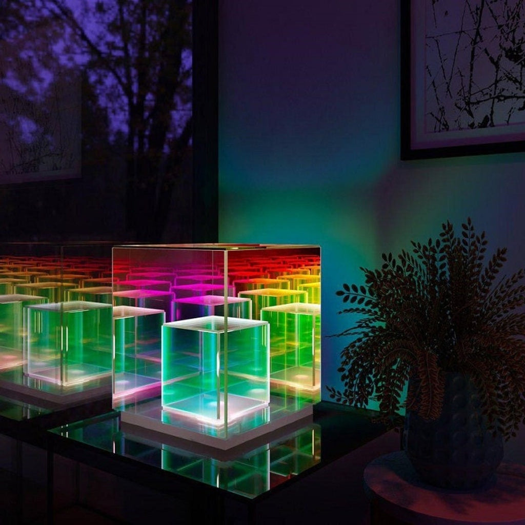 Avtoit | Concentric Cube Table Lamp, Modern Lighting
