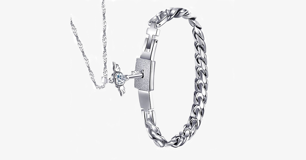 Avtoit | Angel Love Pendant & Men's Bracelet Set
