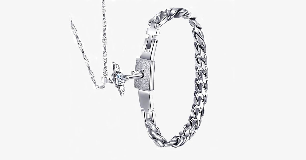 Avtoit | Angel Love Pendant & Men's Bracelet Set