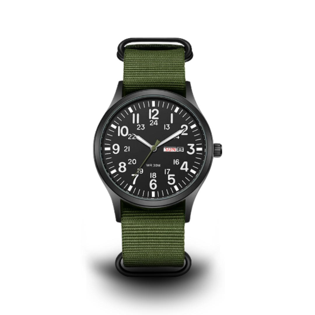 Avtoit | Men’s Rugged Outdoor Watch – Waterproof Military-Style Stainless Steel Timepiece