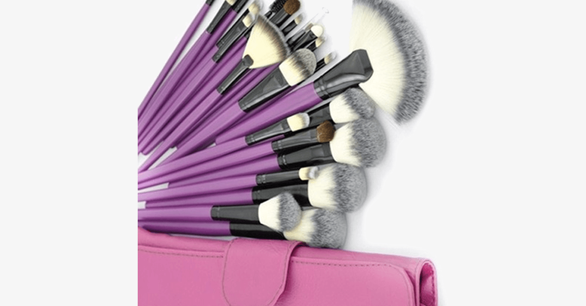 Avtoit | Purple Tulip 24-piece Brush Set