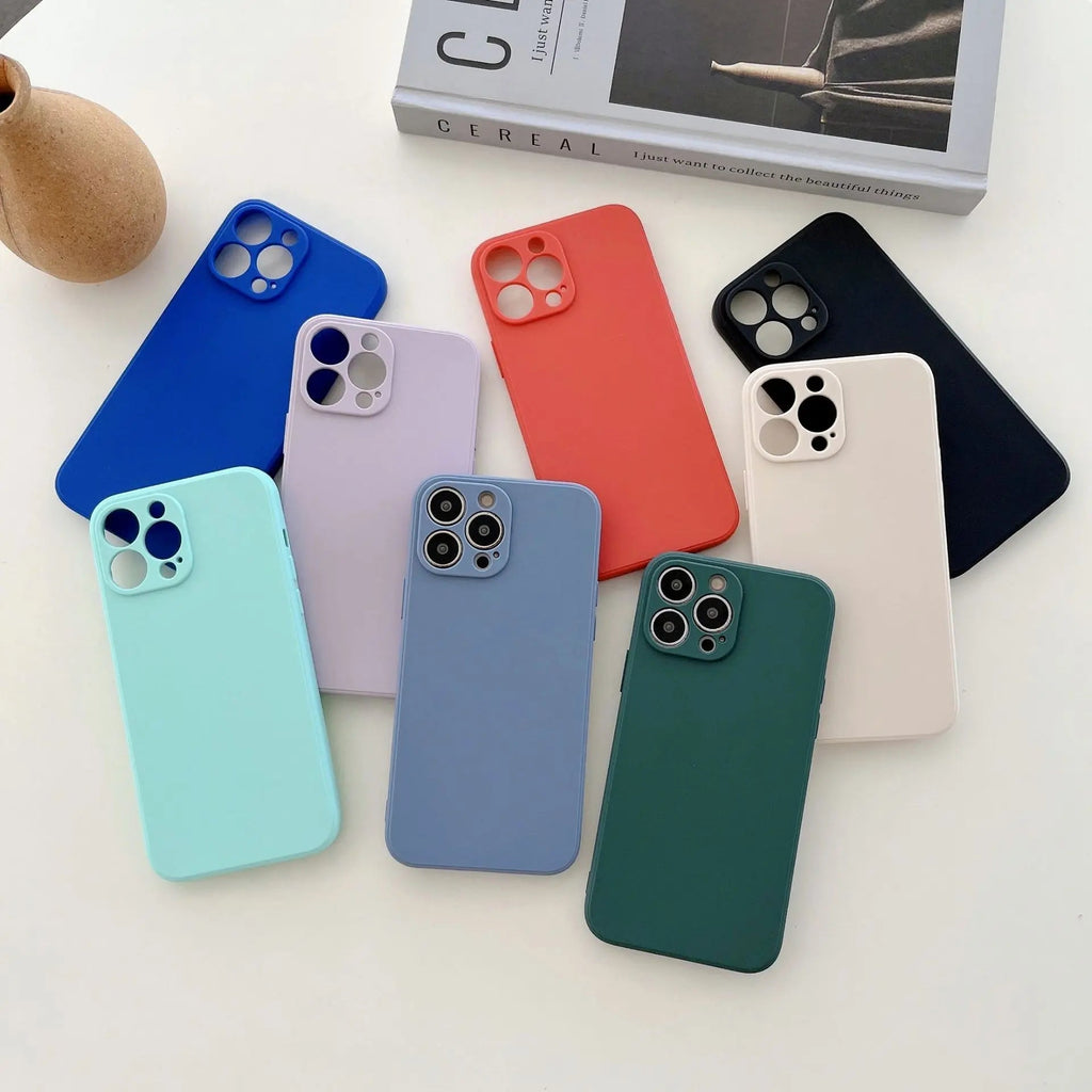 Avtoit | Pastel Solid Color Silicone iPhone Case