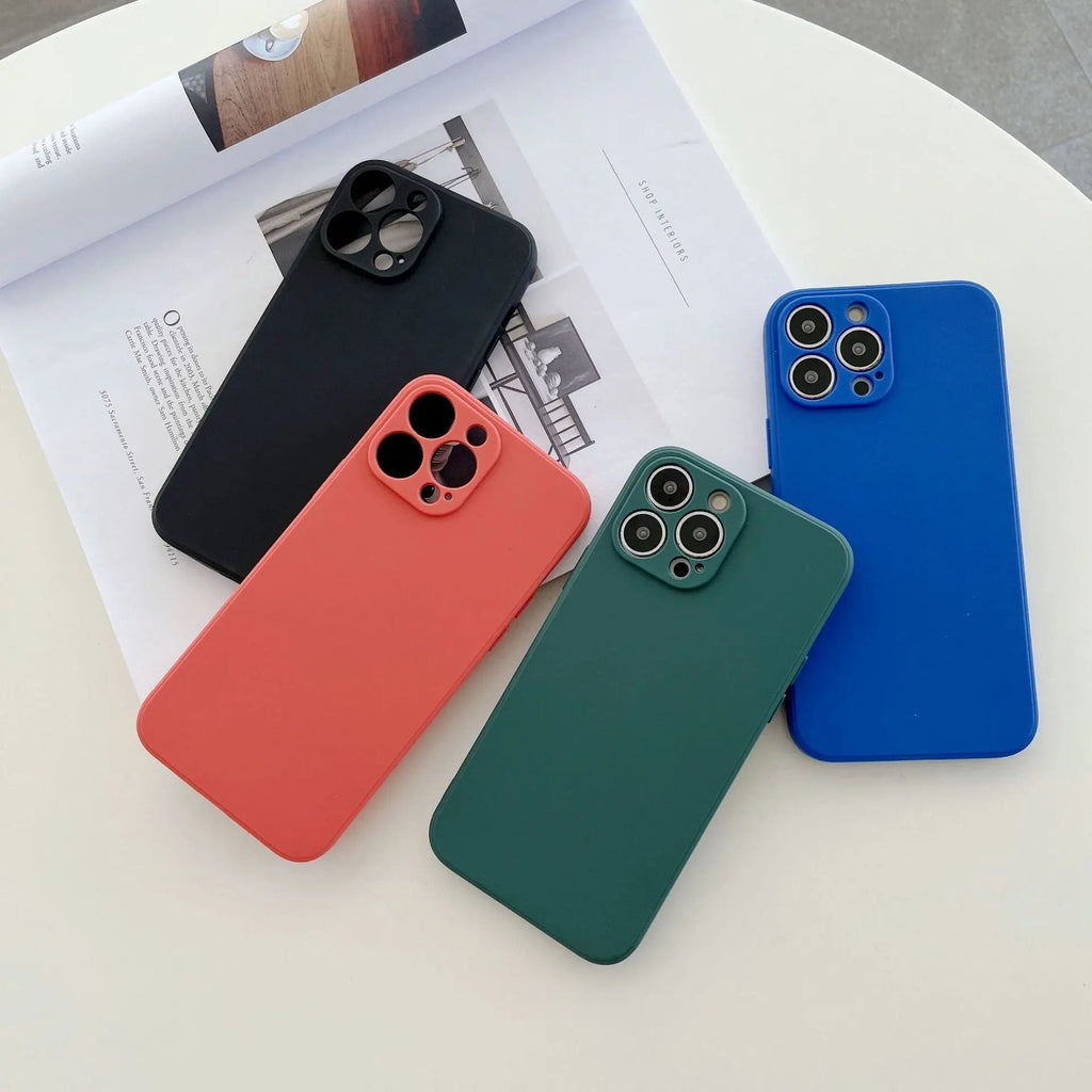 Avtoit | Pastel Solid Color Silicone iPhone Case