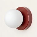 Avtoit | PearlPop Wall Light – White Glass Orb LED Wall Sconce for Modern Interiors