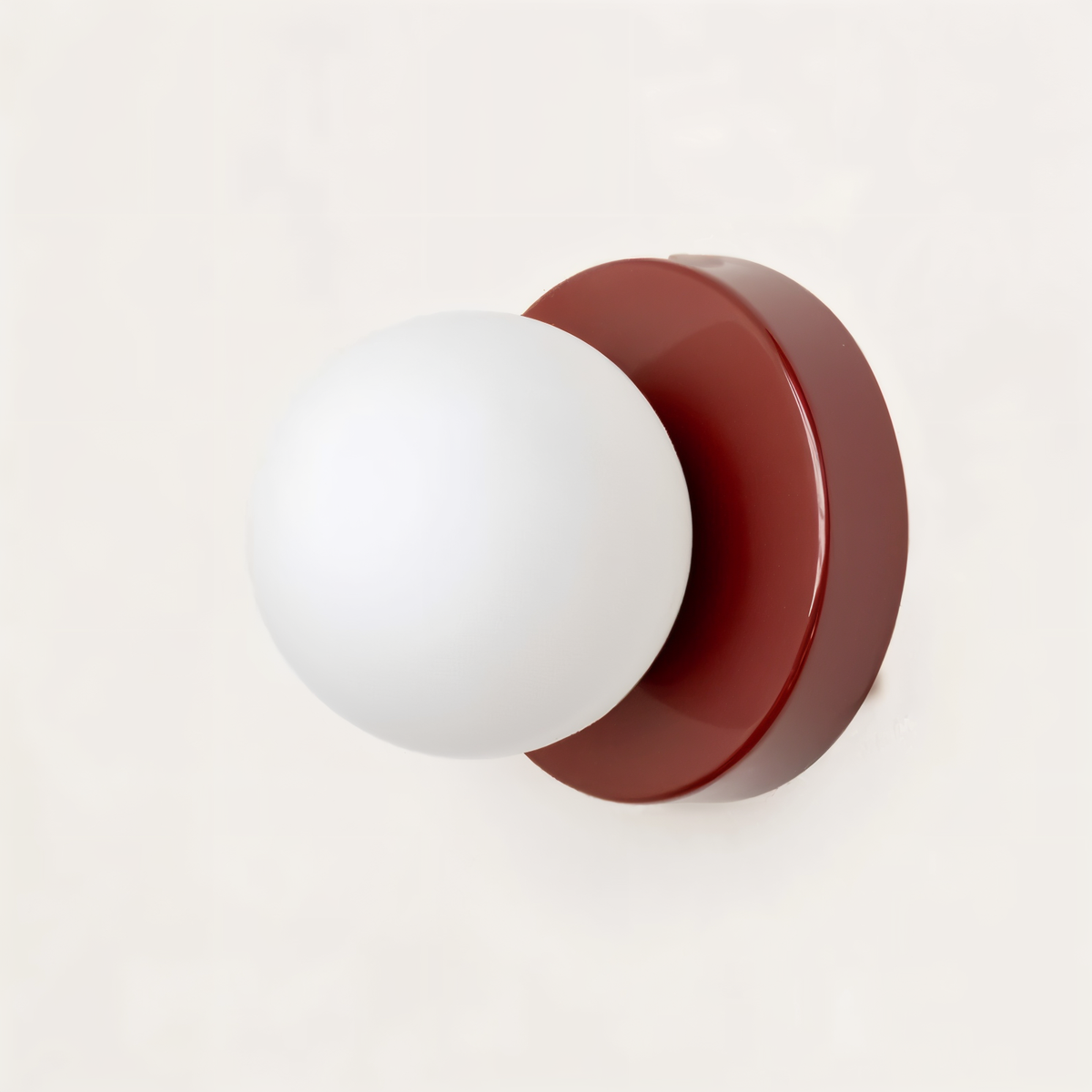Avtoit | PearlPop Wall Light – White Glass Orb LED Wall Sconce for Modern Interiors