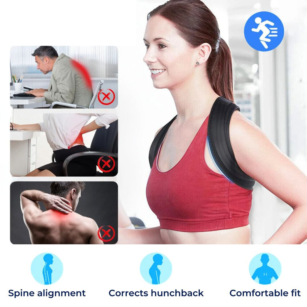 Avtoit | Adjustable Back Brace Posture Corrector for Chronic Pain Relief and Daily Comfort Support