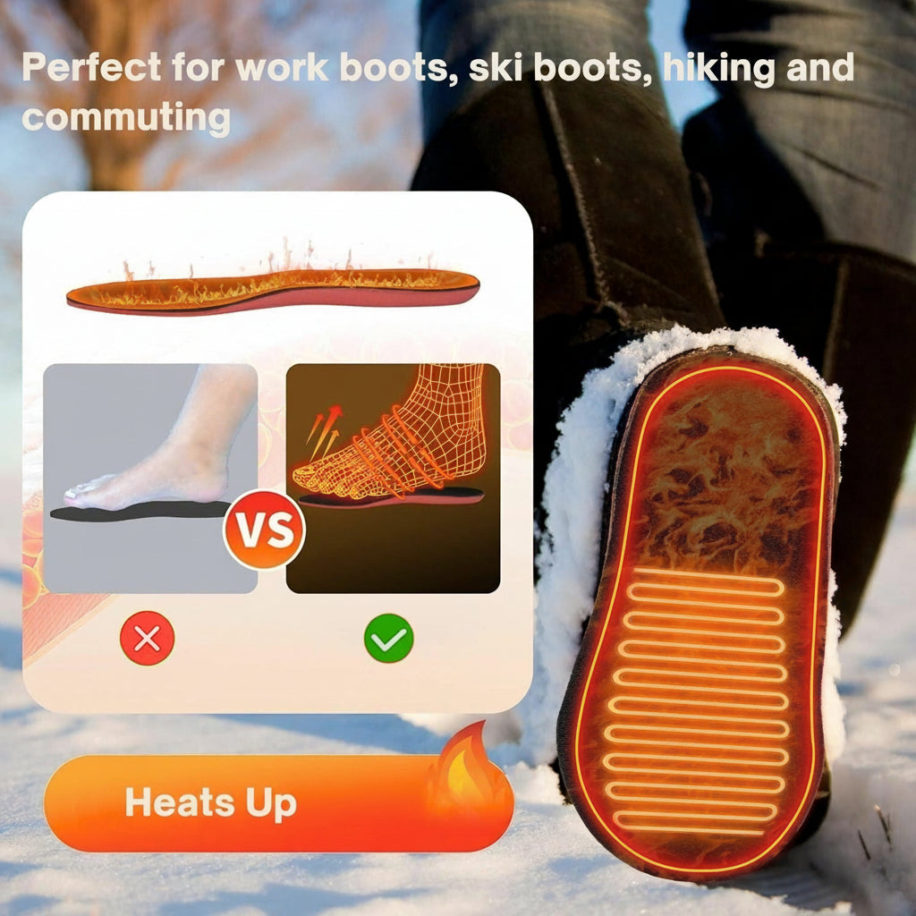 Avtoit | Rechargeable Heated Insoles UK – Best Thermal Shoe Inserts for Boots, Work Boots & Everyday Winter Comfort