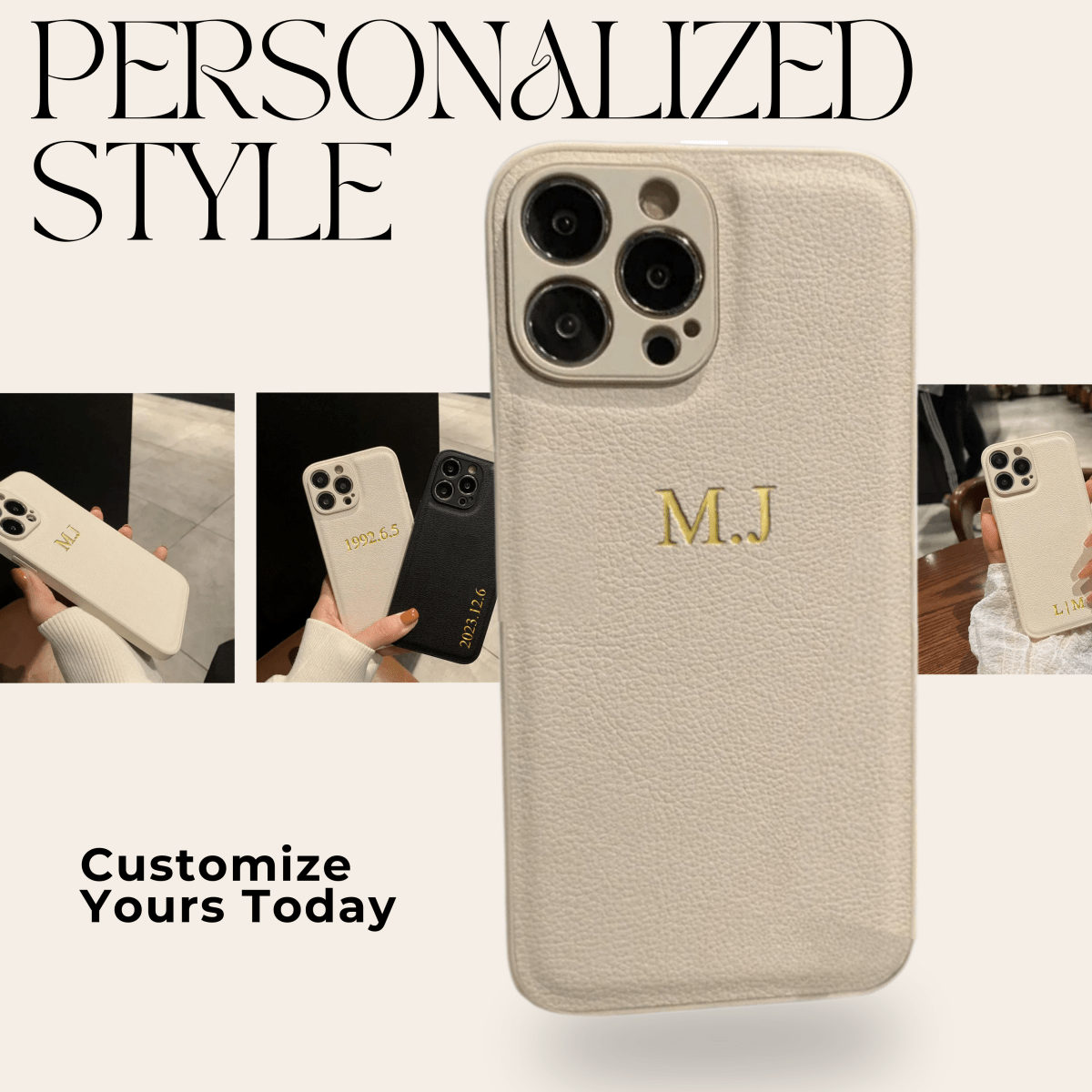 Avtoit | Personalized Leather Case for iPhone 11–17 Pro Max