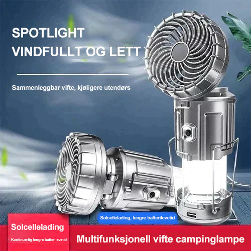 Avtoit | Portable LED Camping Lamp With Fan