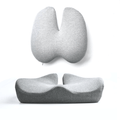 Avtoit | Orthopedic Seat Cushion Set | Pain Relief for Tailbone & Lumbar Support for Office, Car & Home Use
