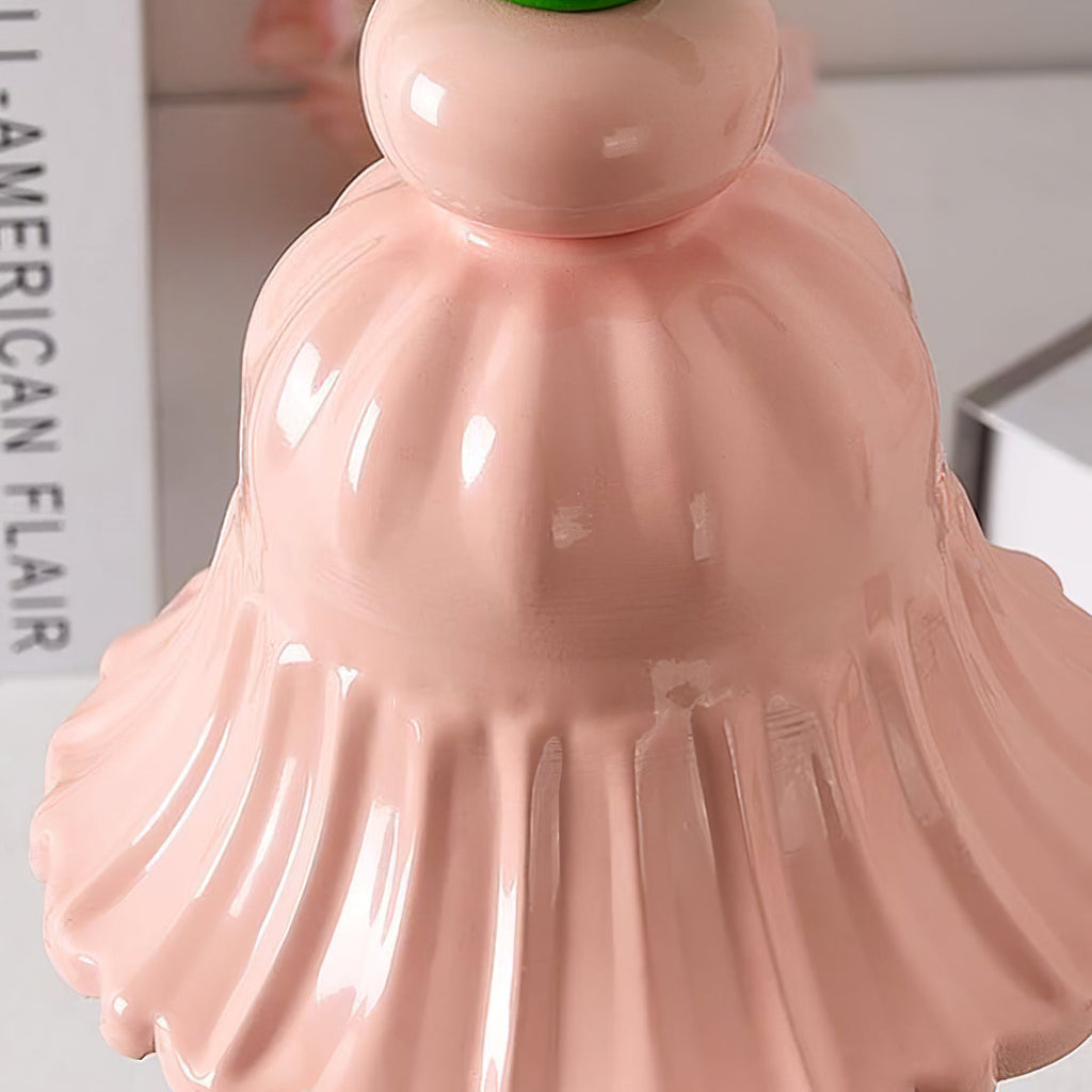 Avtoit | BloomAura – Charming Pink Glass Table Lamp