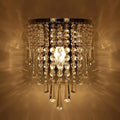 Avtoit | Modern Chrome Crystal Drop Wall Lamps