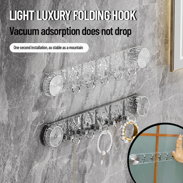 Avtoit | Space-saving suction cup hooks with adjustable folding design