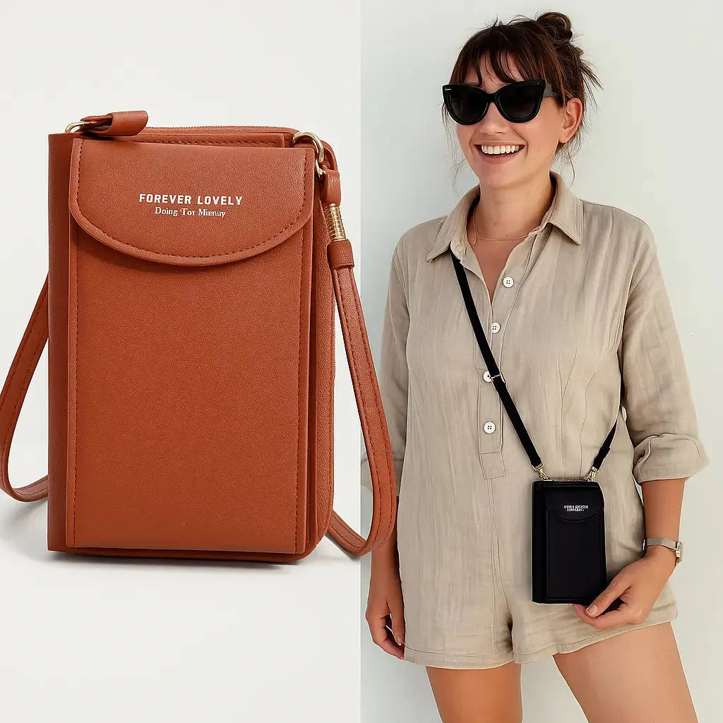 Avtoit | Practical Clutch Wallet with Shoulder Strap – Removable & Versatile to Wear