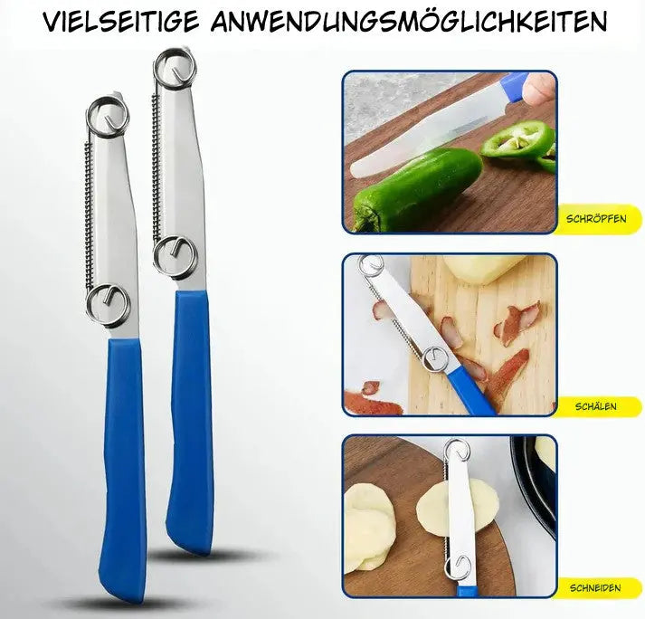 Avtoit | Practical Kitchen Set 3-in-1 – Peeler, Spiral Cutter & Citrus Juicer in one
