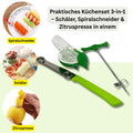 Avtoit | Practical Kitchen Set 3-in-1 – Peeler, Spiral Cutter & Citrus Juicer in one