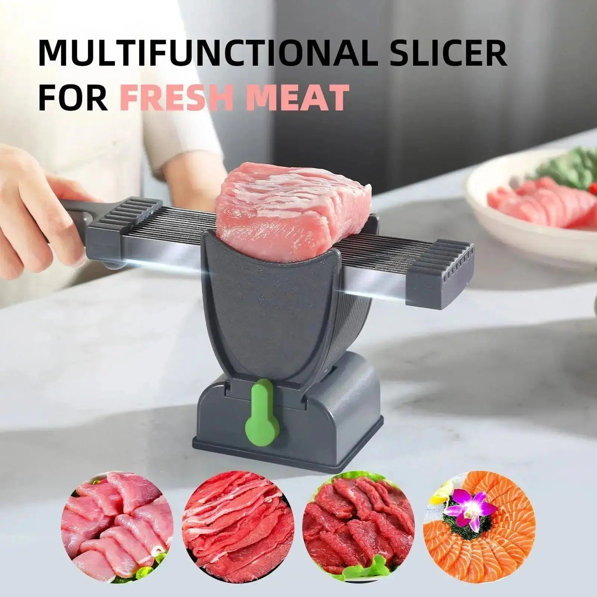 Avtoit | Precise 17-blade meat slicer – uniform professional slices