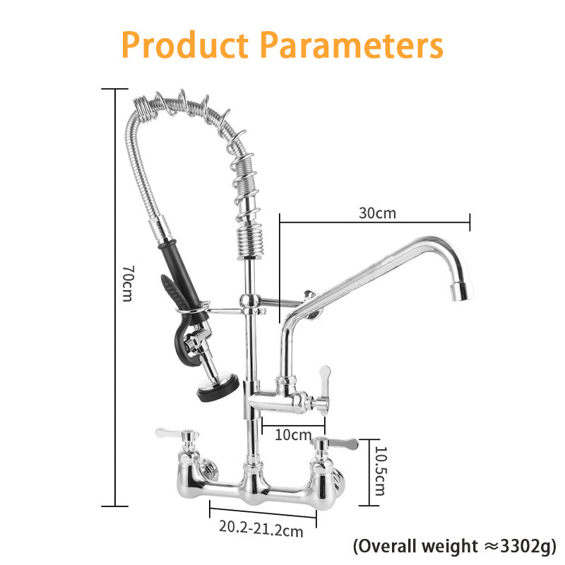 Avtoit | Commercial Kitchen Faucet, Restaurant And Hotel Faucet, High Pressure Hot And Cold Dishwashing Shower