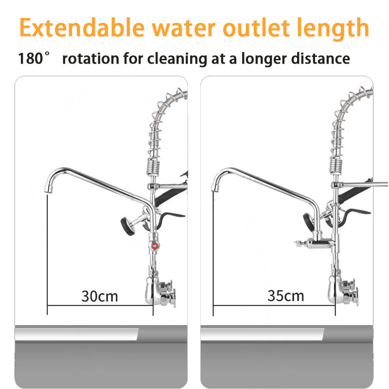 Avtoit | Commercial Kitchen Faucet, Restaurant And Hotel Faucet, High Pressure Hot And Cold Dishwashing Shower