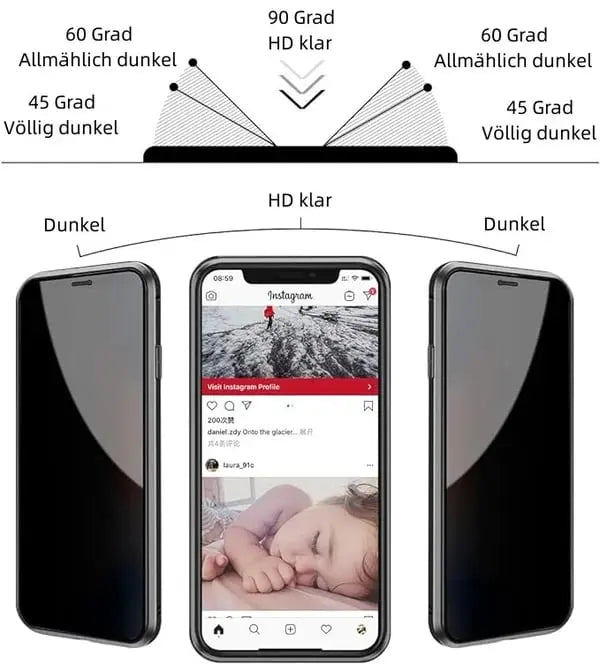 Avtoit | Privacy phone case – Slim pRedection with privacy filter and metal frame
