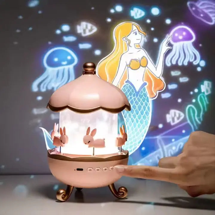 Avtoit | Projector night lamp with 12 motifs & Bluetooth – For magical light moments