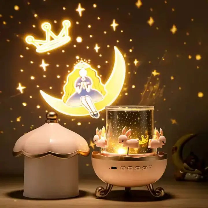 Avtoit | Projector night lamp with 12 motifs & Bluetooth – For magical light moments
