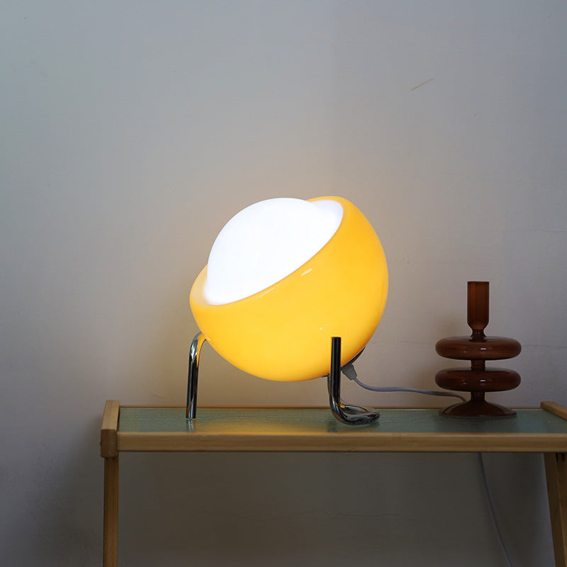 Avtoit | Bauhaus table lamp made of glass in retro style | LED table lamp