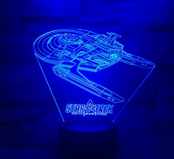 Avtoit | Star Trek 3D optical illusion lamp