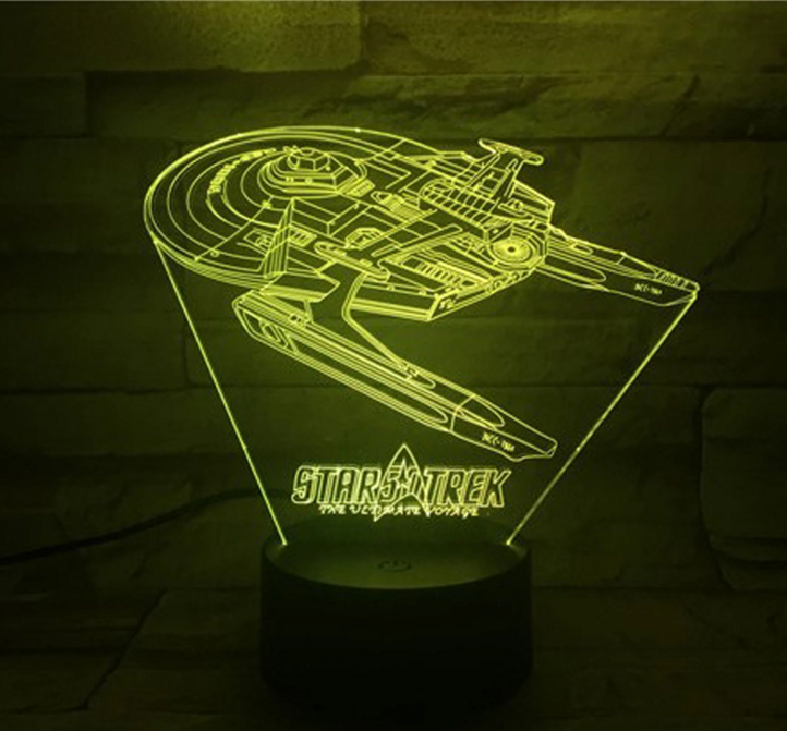 Avtoit | Star Trek 3D optical illusion lamp
