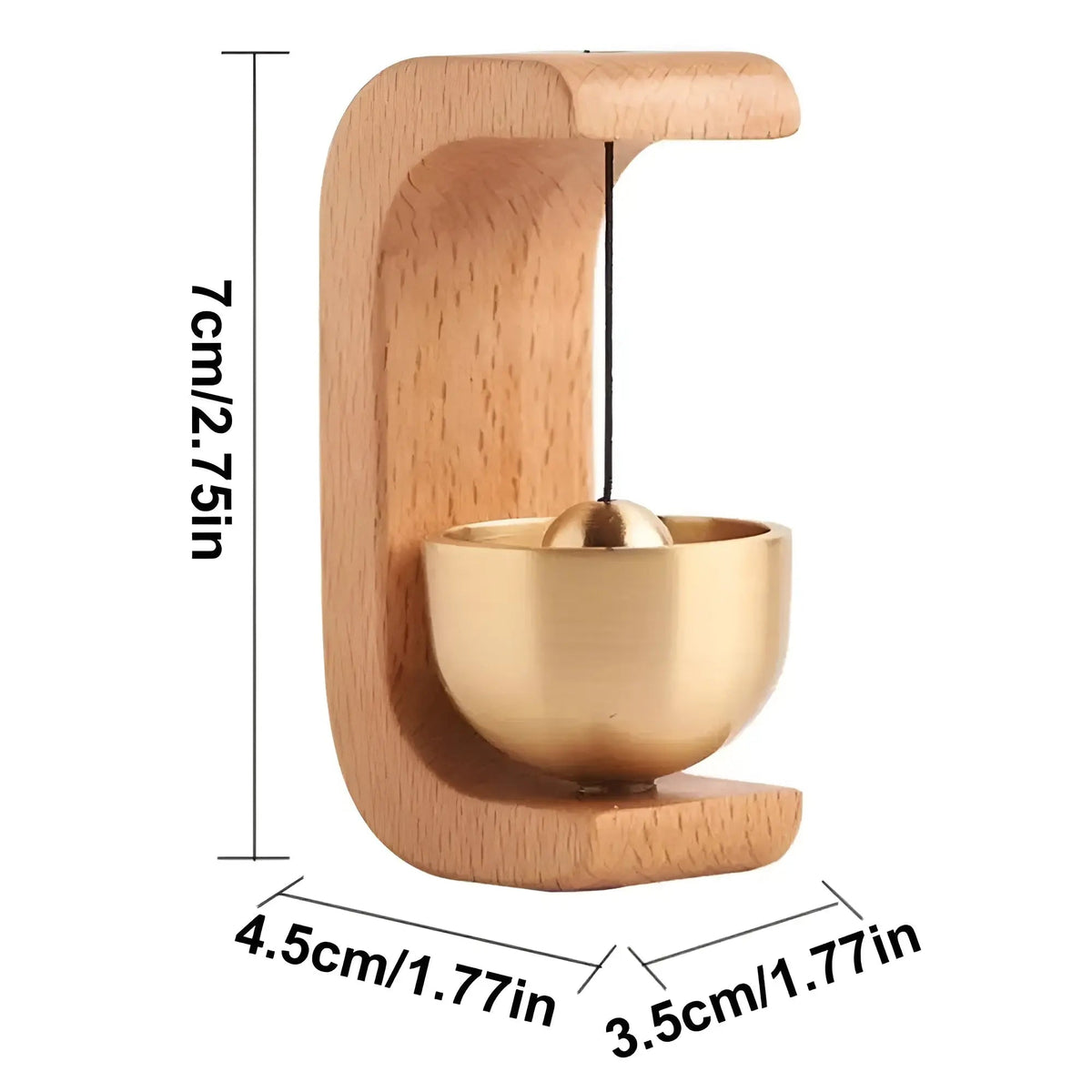Avtoit | Door bells - Melodic - Decorative wood - Japanese style - Singing bowl bell