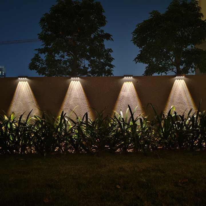 Avtoit | RGB Solar Wall Light – Four-Sided Ambient Lighting