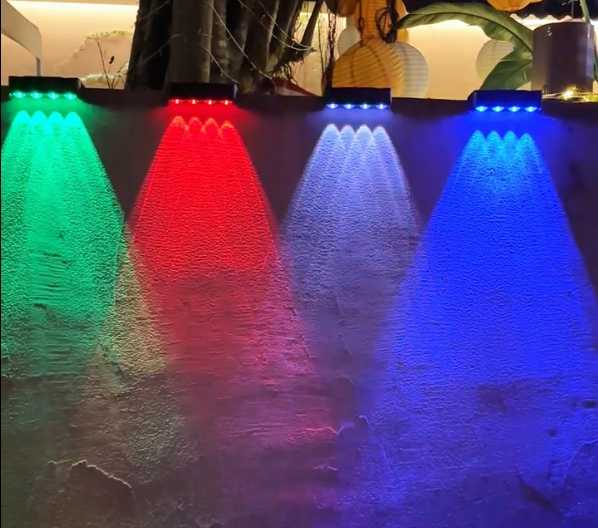 Avtoit | RGB Solar Wall Light – Four-Sided Ambient Lighting