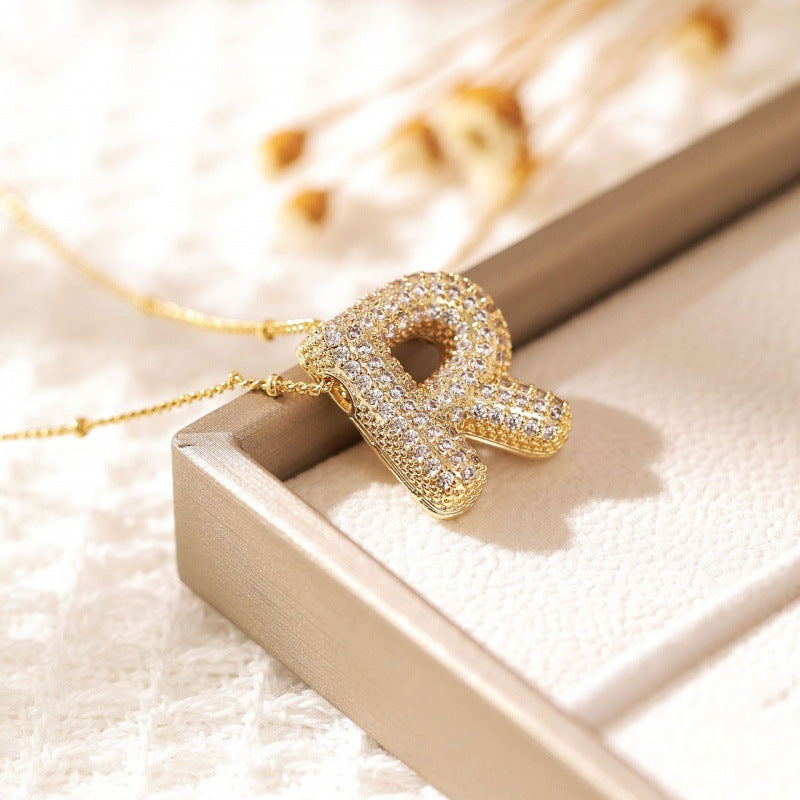 Avtoit | Alphabet-Diamond-Pendant-Necklace
