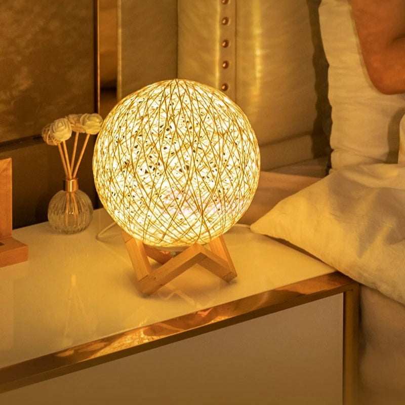 Avtoit | Rattan Ball Lamp