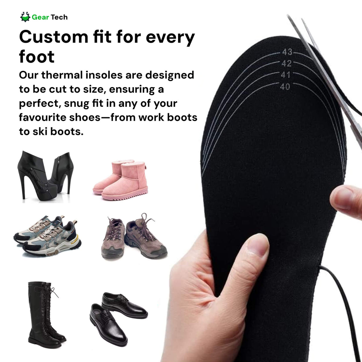 Avtoit | Rechargeable Heated Insoles UK – Best Thermal Shoe Inserts for Boots, Work Boots & Everyday Winter Comfort