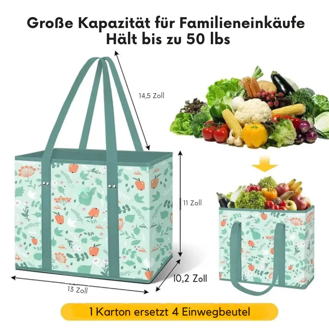 Avtoit | Robust & foldable shopping bag with XL volume (3 pieces)