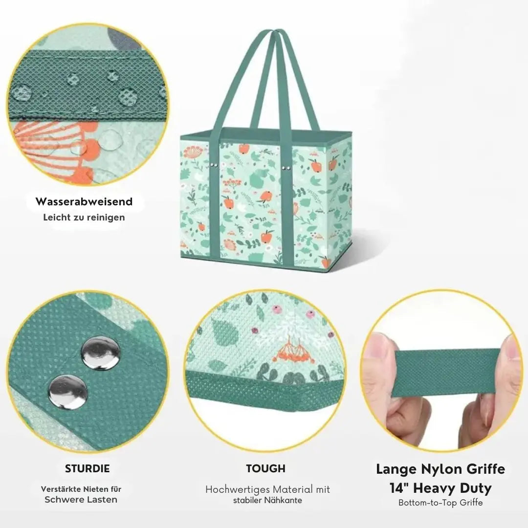 Avtoit | Robust & foldable shopping bag with XL volume (3 pieces)