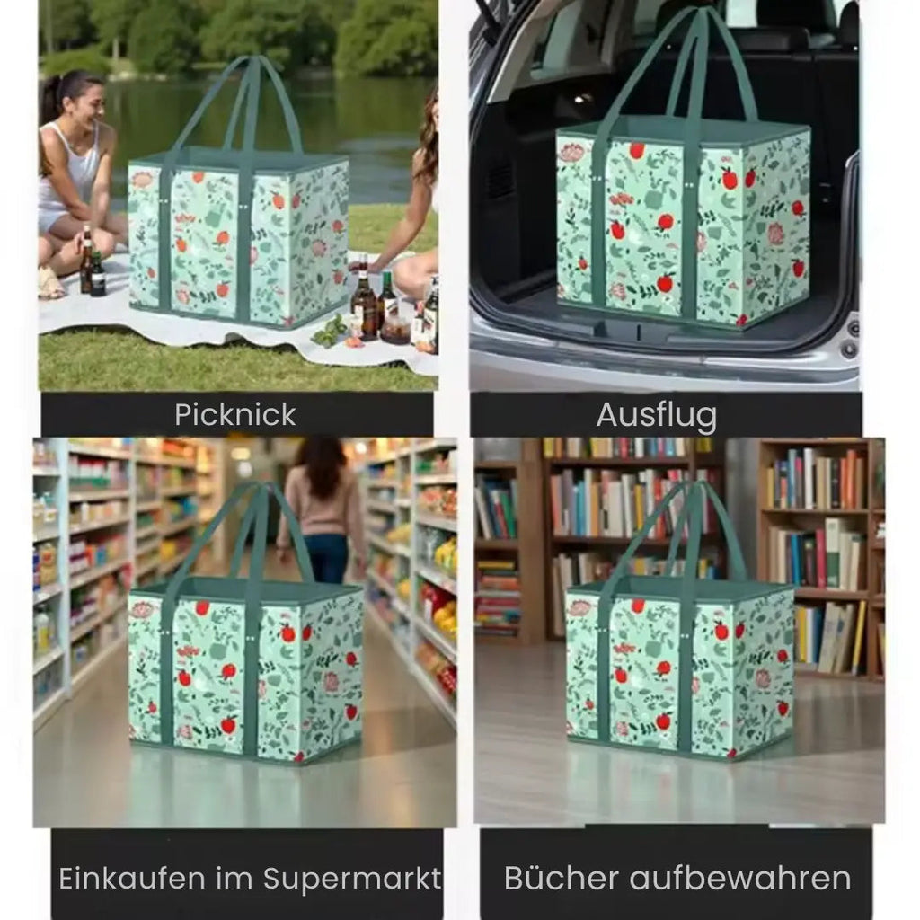 Avtoit | Robust & foldable shopping bag with XL volume (3 pieces)