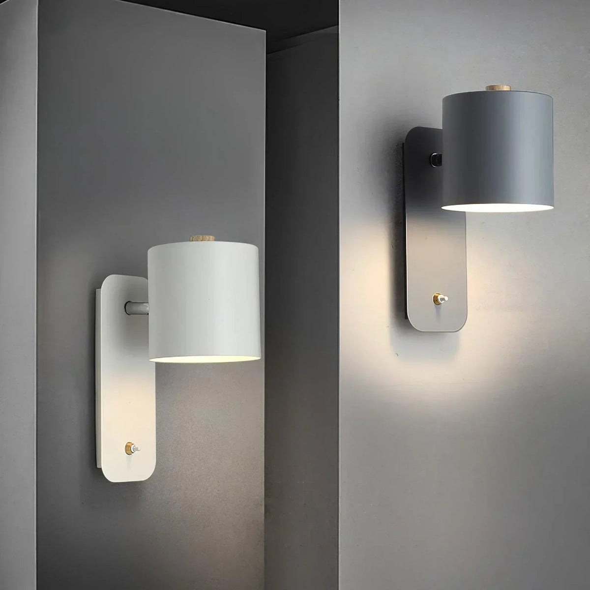 Avtoit | Lunara | Cylindrical Wall Lamp with Plug-In Cord