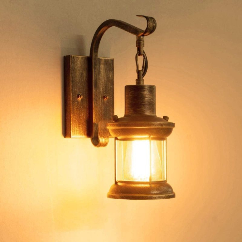 Avtoit | Ruston Vintage Wall Light – Industrial Farmhouse Glass Wall Lamp