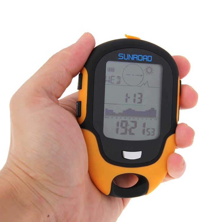 Avtoit | SUNROAD Multi-Function LCD Digital Altimeter with Compass & Barometer & Thermometer & Hygrometer & Weather Forecast & LED Flashlight and Clock