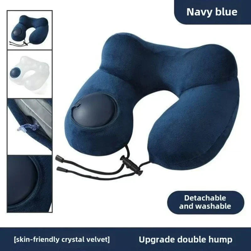 Avtoit | Neckiva Neck Pillow | Ergonomic & Ultra-light | Micro-Velours | Portable with Bag