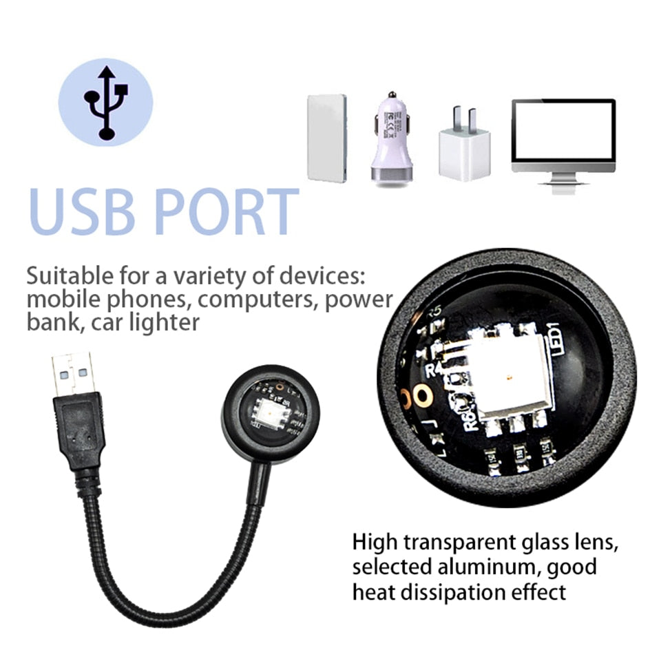 Avtoit | Mini USB Sunset Night Lamp